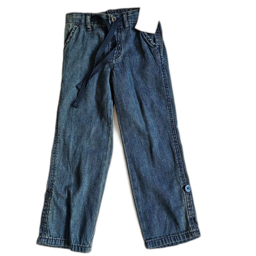 NWT Carter's Girls Denim Cotton Jeans sz 4